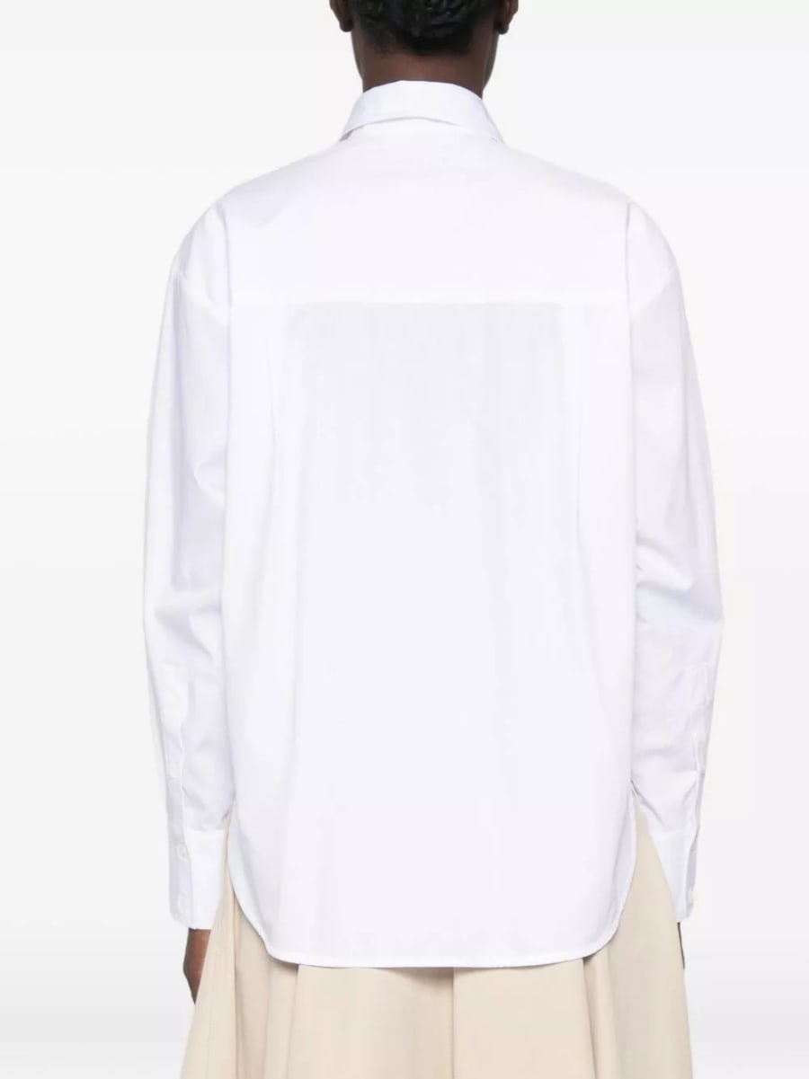 Ermanno Camicia in cotone ricamata, view 2