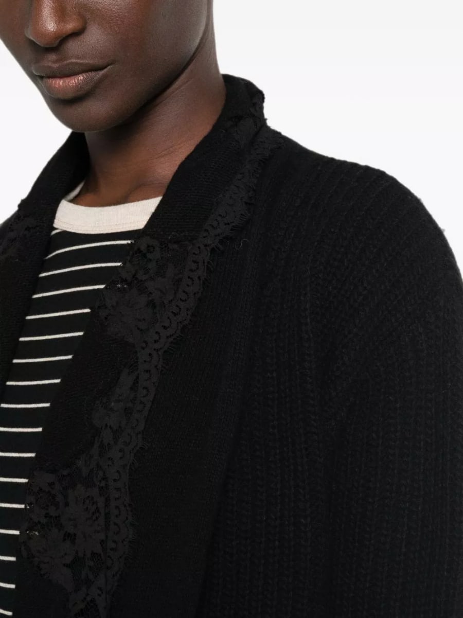 Ermanno Cardigan in cotone, view 2