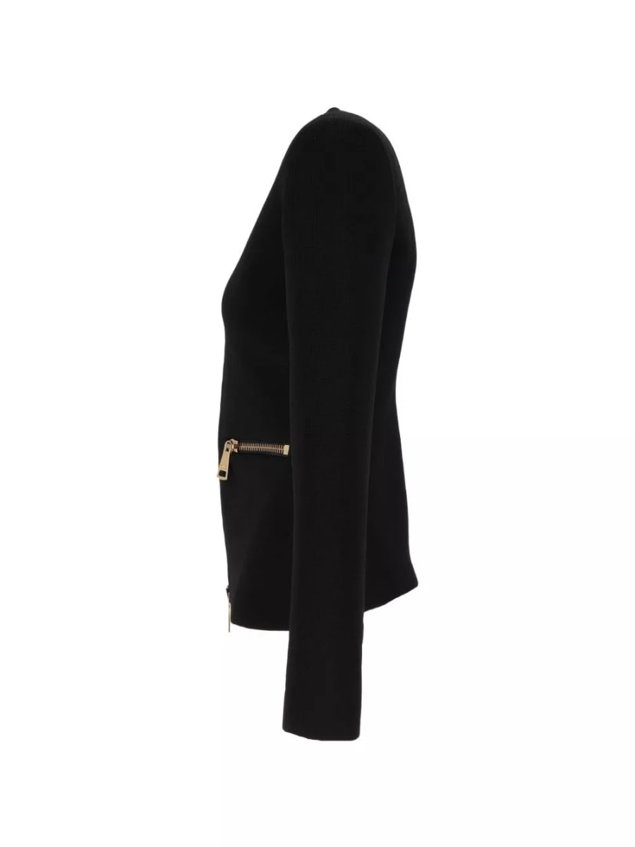 Elisabetta Franchi Cardigan con zip, view 2