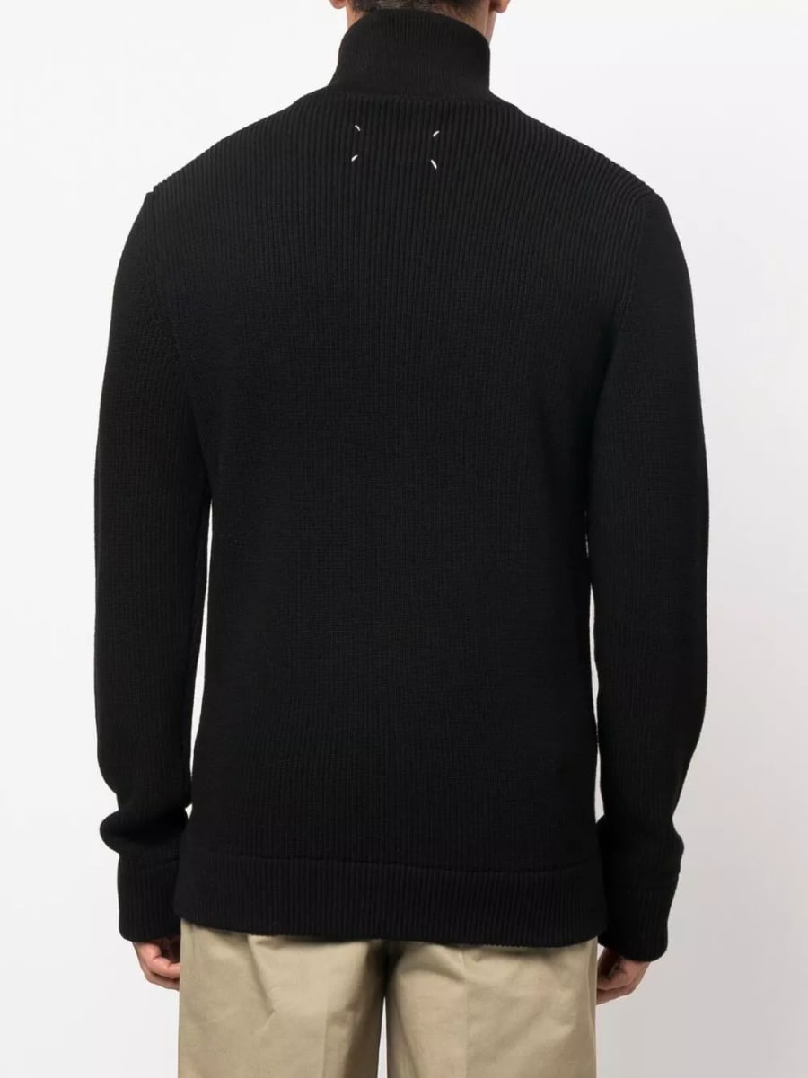 Maison Margiela Pullover in cotone e lana, view 2