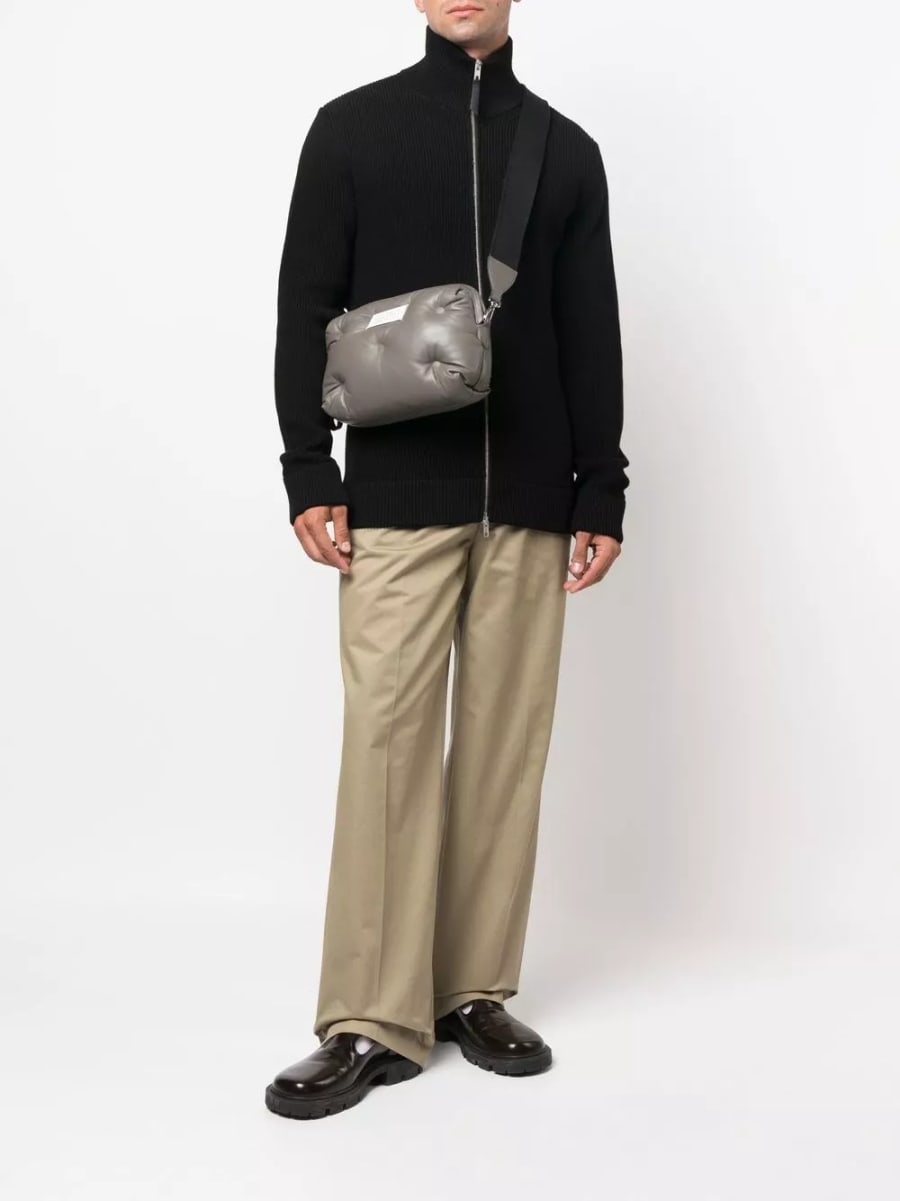 Maison Margiela Pullover in cotone e lana, view 5