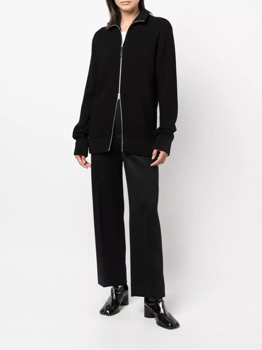 Maison Margiela Pullover in cotone e lana, view 6
