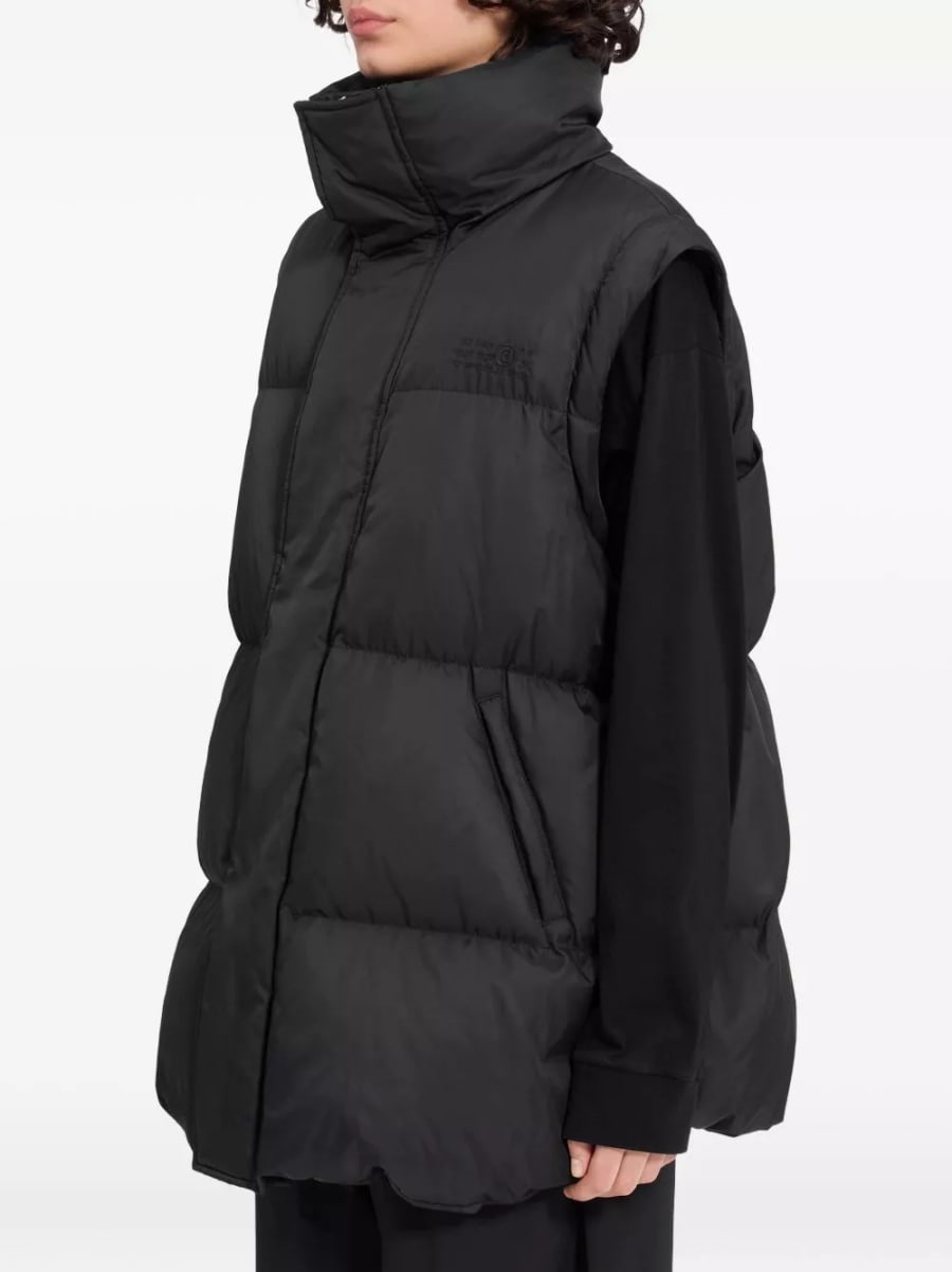MM6 Maison Margiela Giacca down Midi, view 3