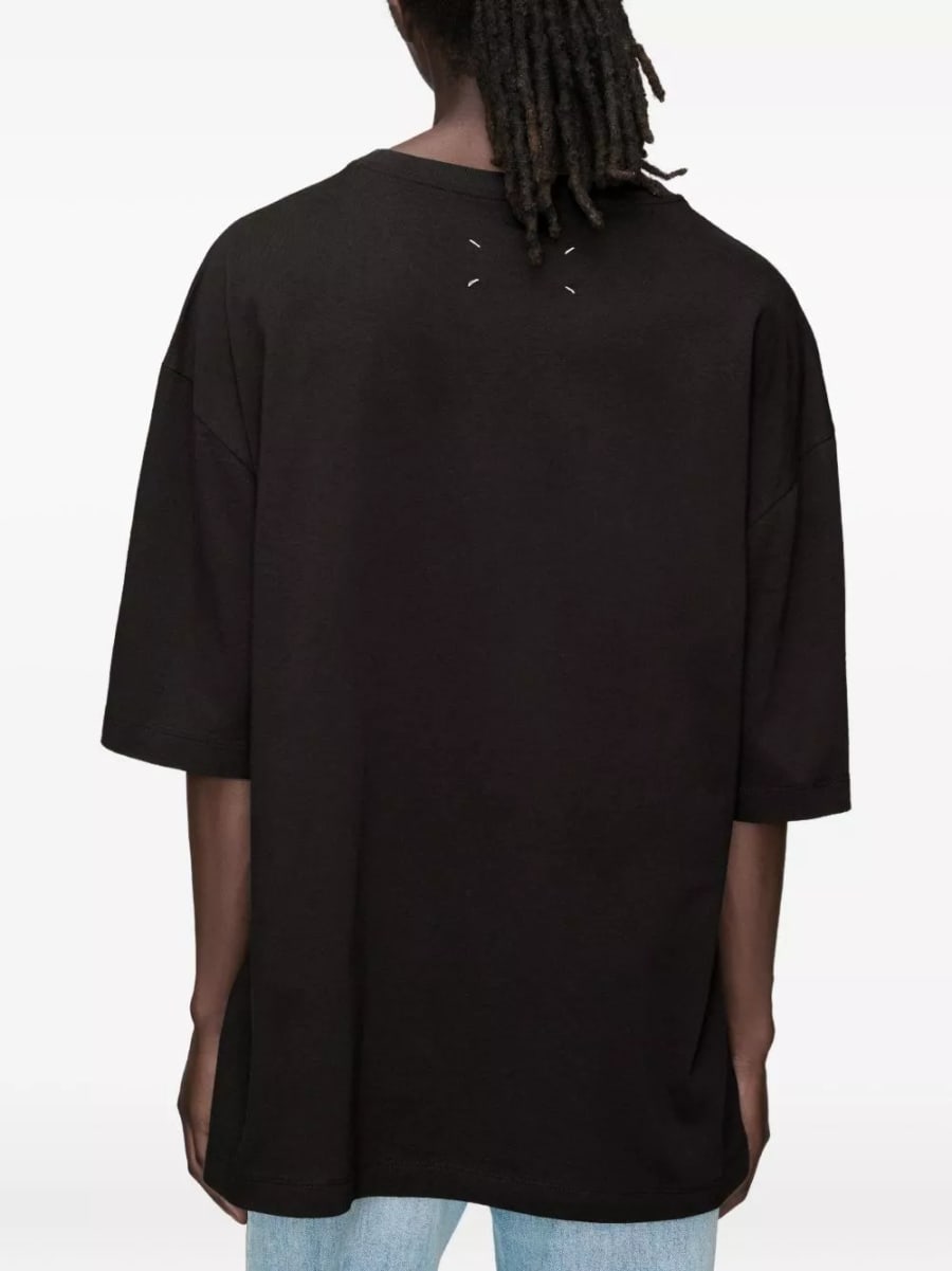 Maison Margiela T-shirt in cotone oversize, view 4