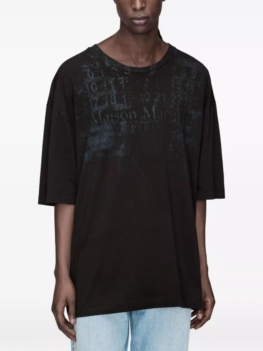 Maison Margiela T-shirt in cotone oversize, view 6