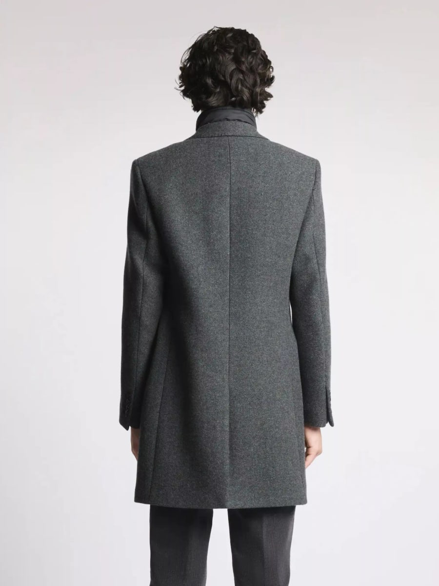 Fay cappotto Double a motivo chevron, view 3