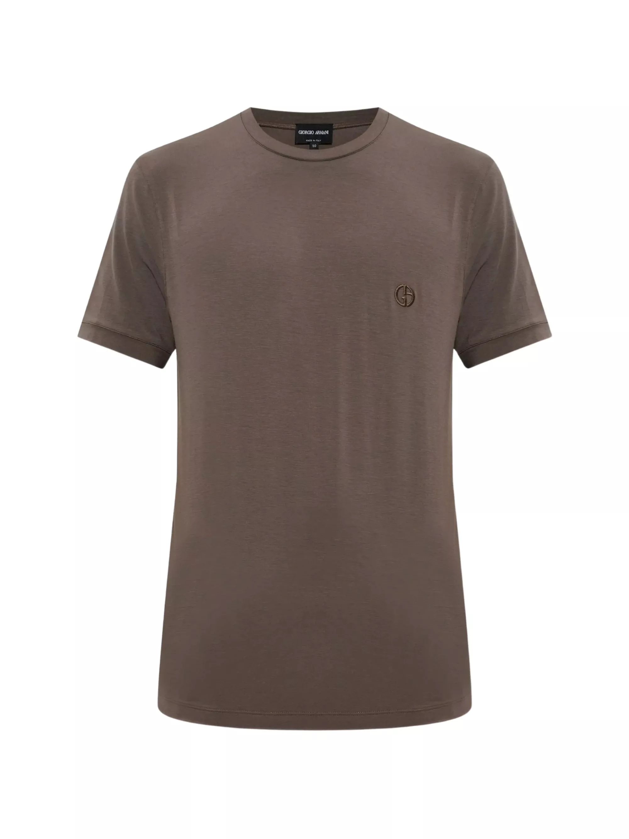 Giorgio Armani T-shirt con logo ricamato