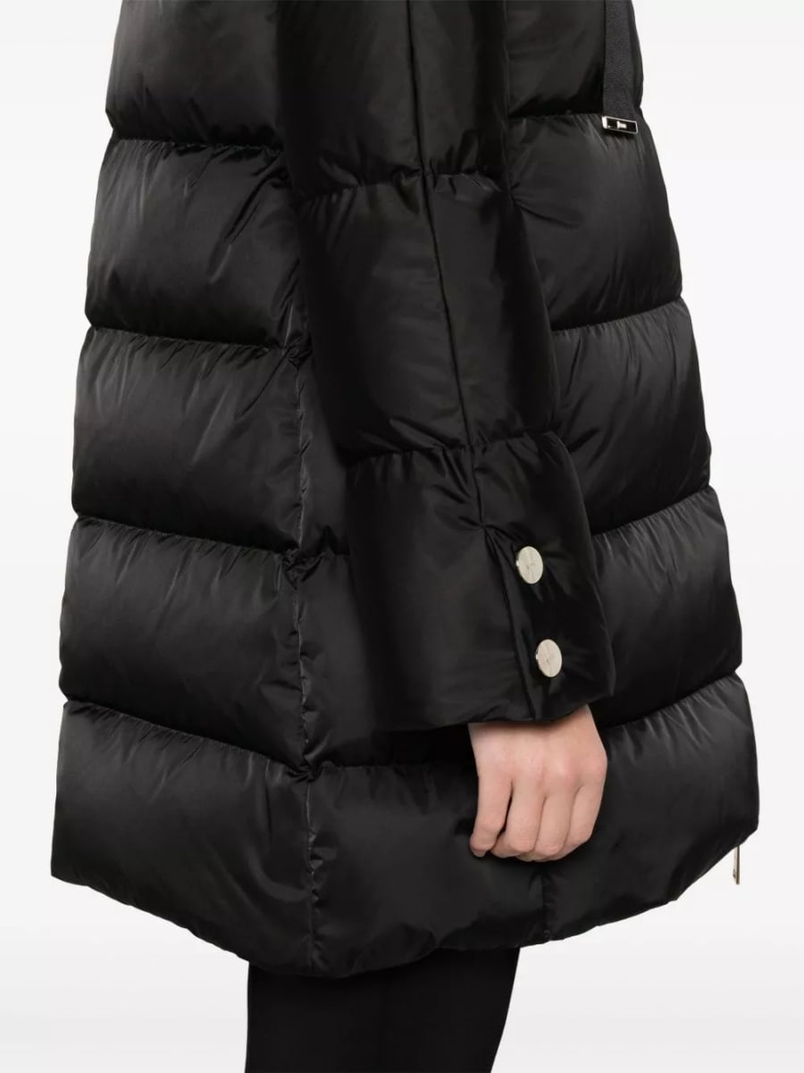 Herno Giacca in piuma satin A-Shape, view 2