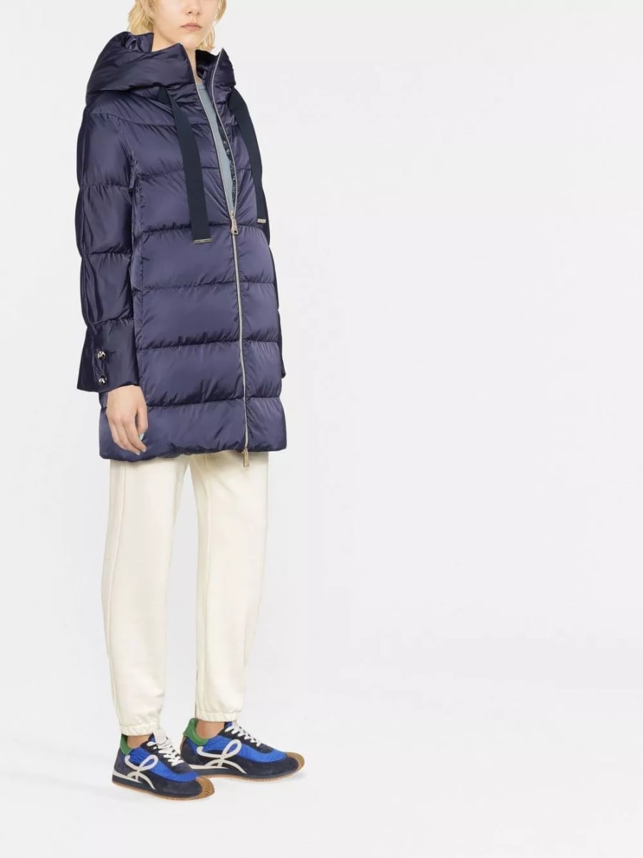 Herno Giacca in satin A-Shape, view 2