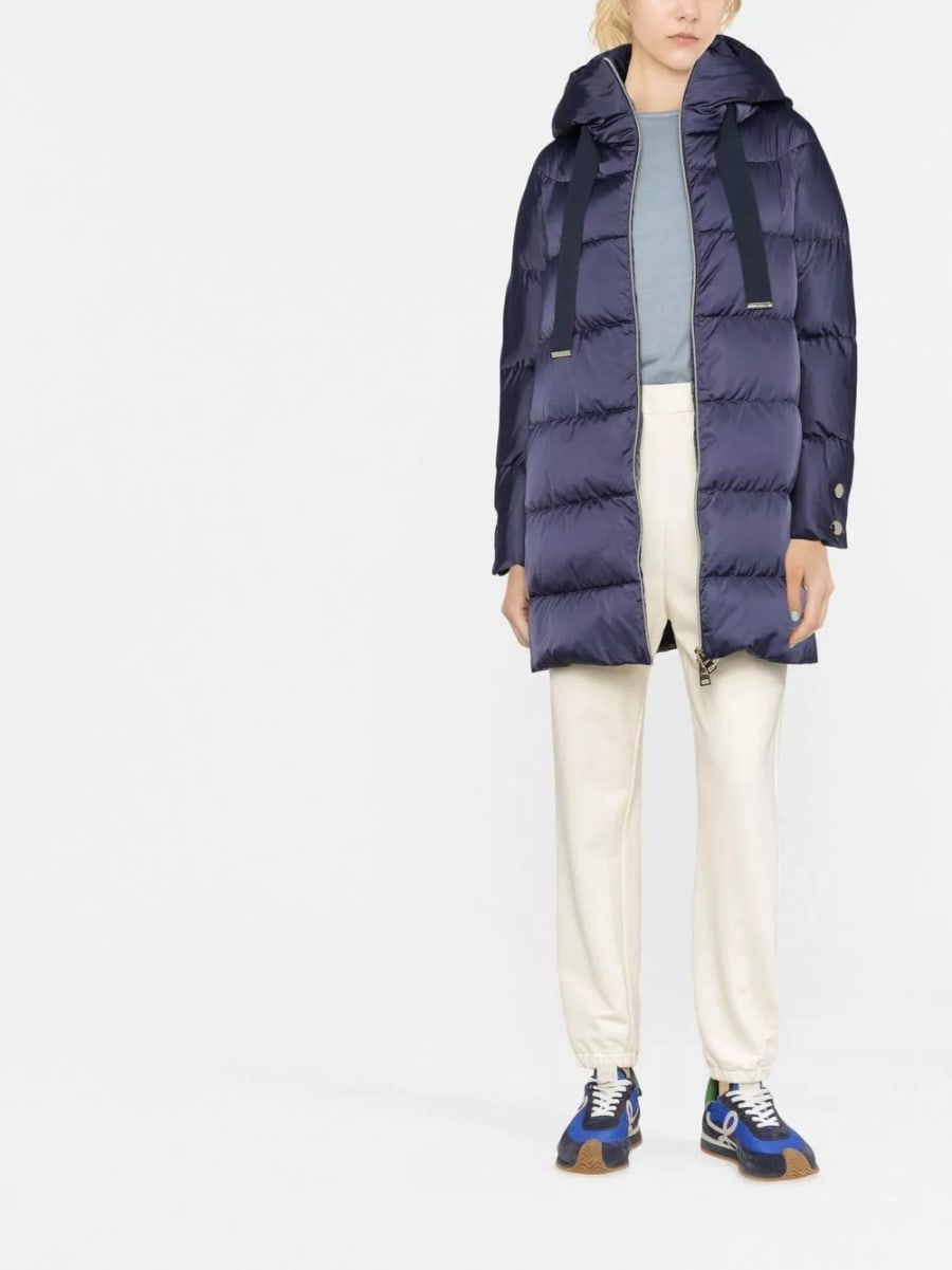 Herno Giacca in satin A-Shape, view 4