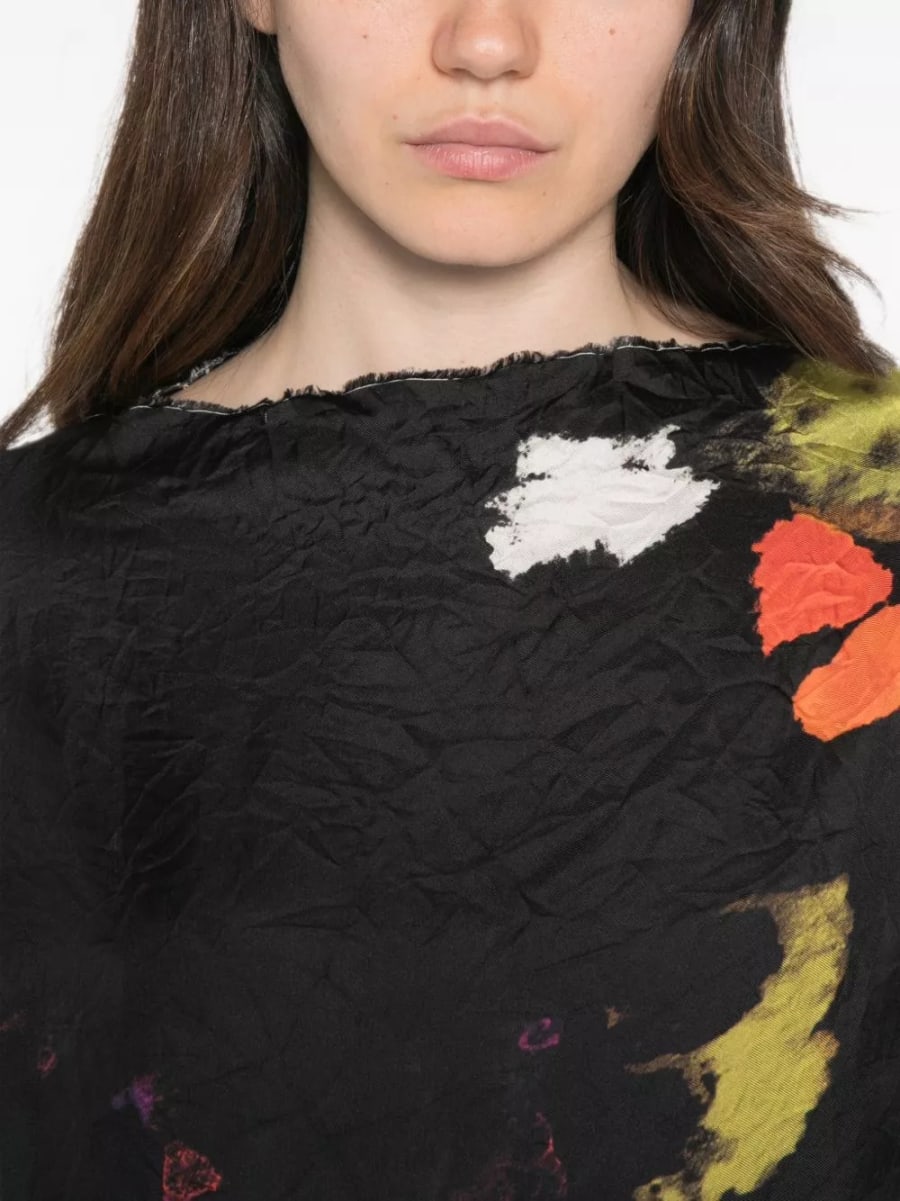 Daniela gregis Camicia di seta stampata, view 3