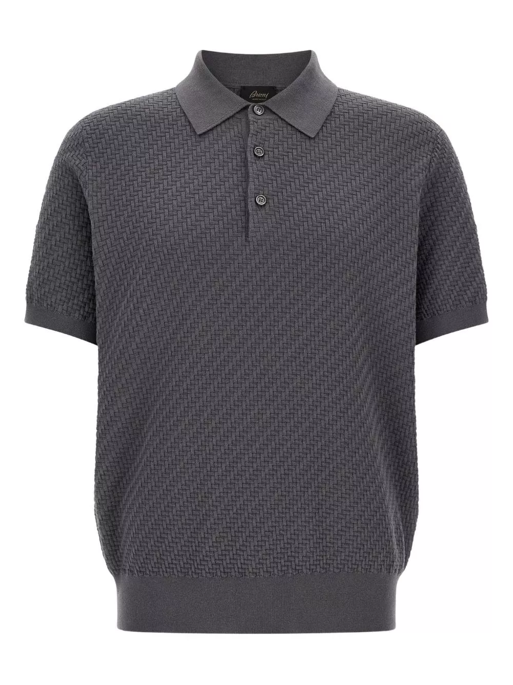 Brioni Polo in cashmere e cotone