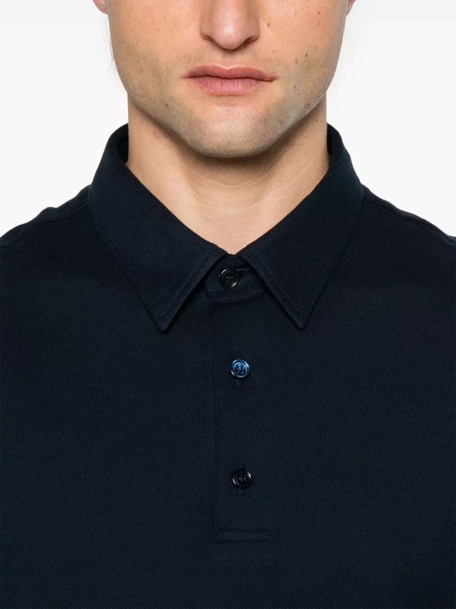 Brioni Polo in cotone, view 2