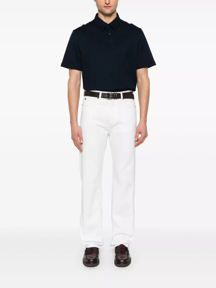 Brioni Polo in cotone, view 3