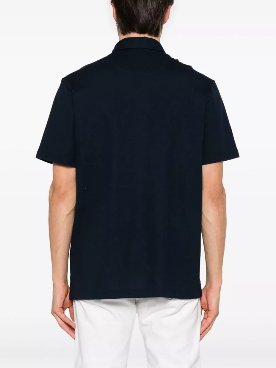 Brioni Polo in cotone, view 4