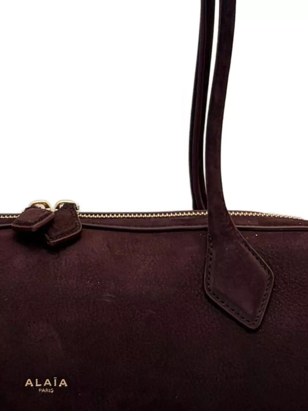 Alaïa Borsa a spalla in pelle media Le Teckel, view 2