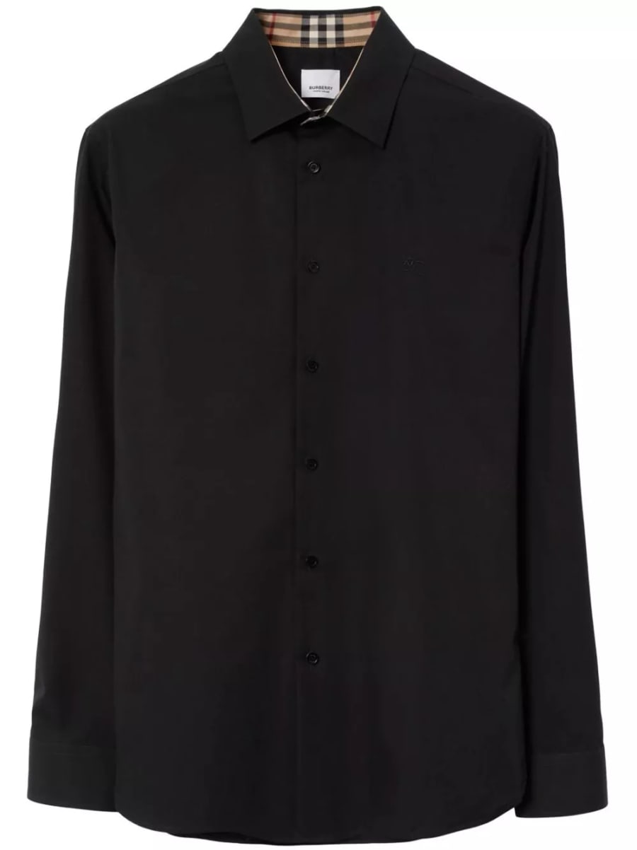 Burberry Camicia in cotone con logo EKD