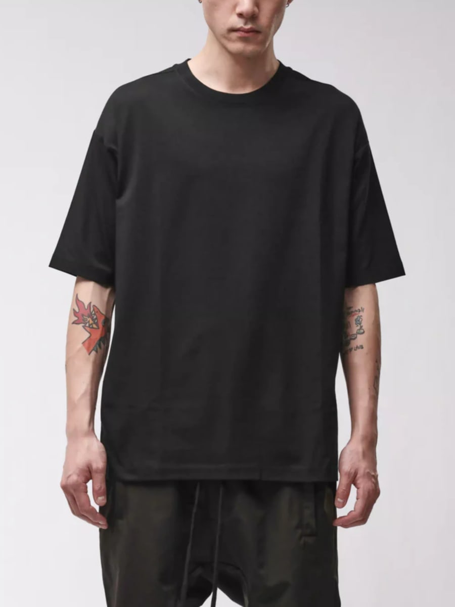 Thom krom T-shirt in cotone, view 3