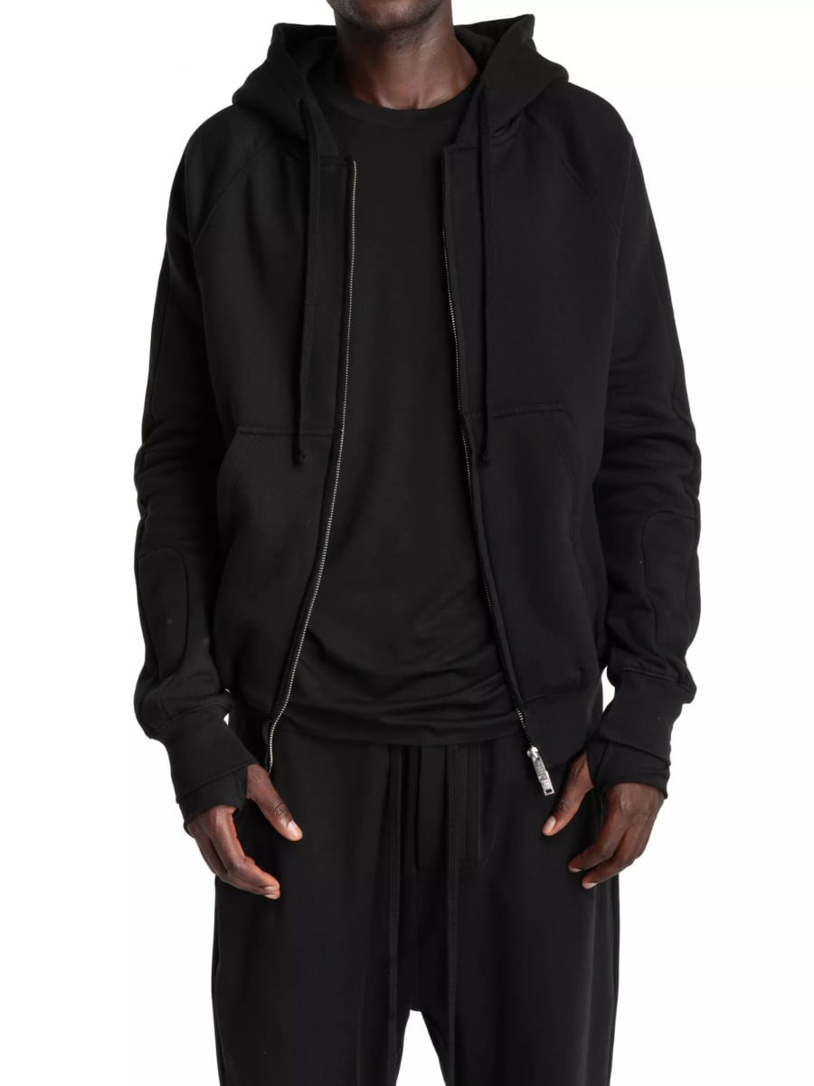 Thom krom Felpa con zip, view 3