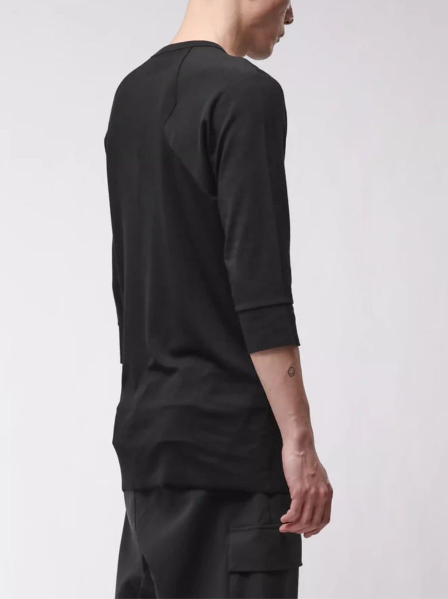 Thom krom T-shirt in cotone, view 3