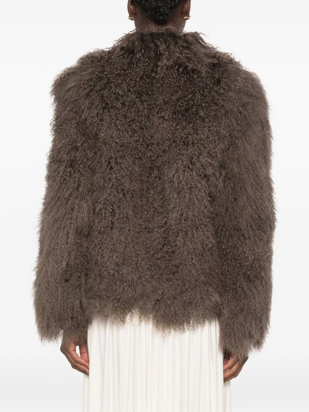 Martha louis Giacca effetto shearling, view 2