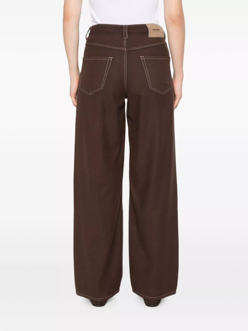 Uma wang Pantaloni in misto lana Phyllis, view 2