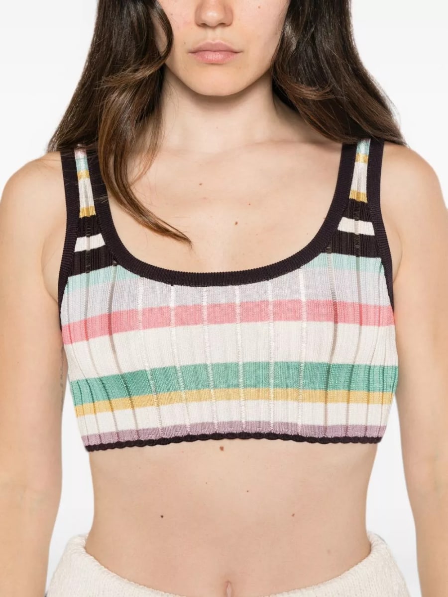 Alaïa Top a righe, view 2