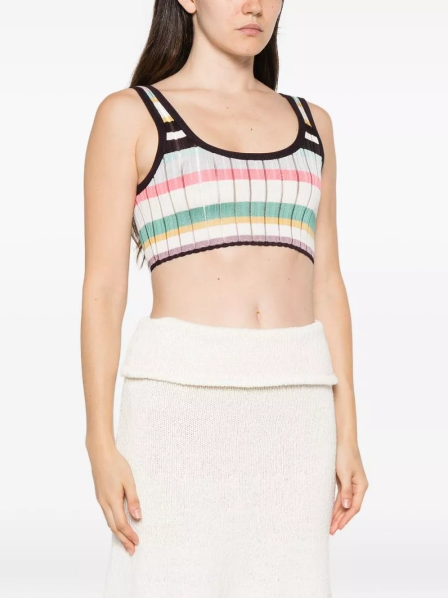 Alaïa Top a righe, view 3