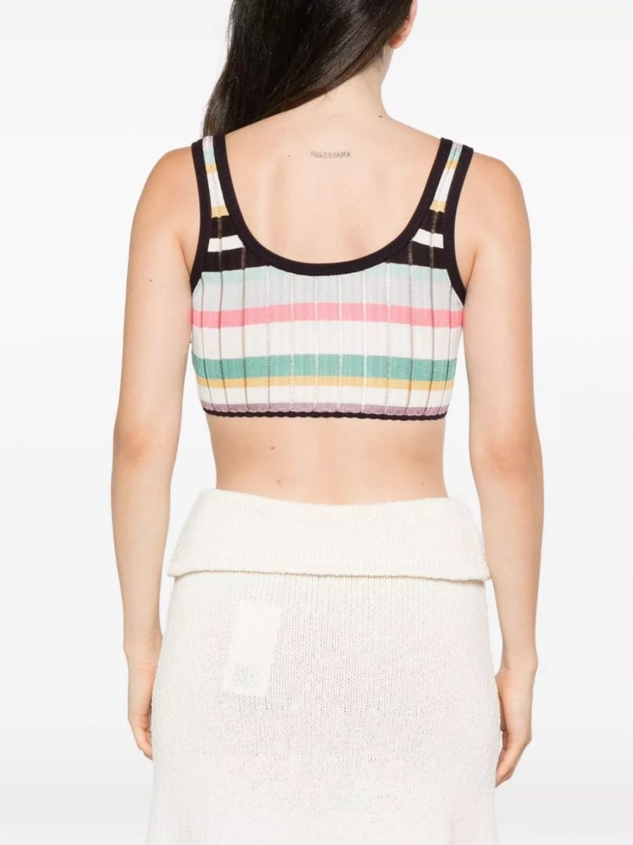 Alaïa Top a righe, view 5