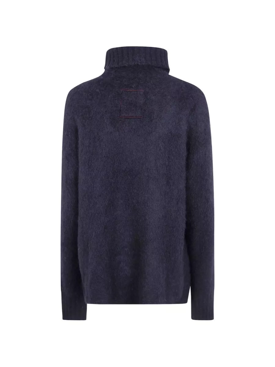 Uma wang Maglione a collo alto in lana, view 2