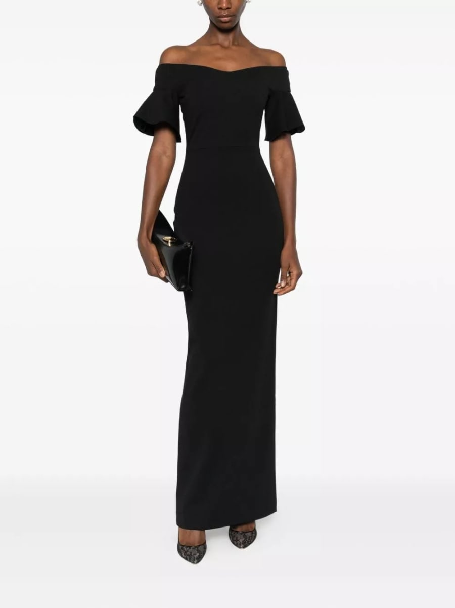Solace london Abito maxi Cielo, view 4