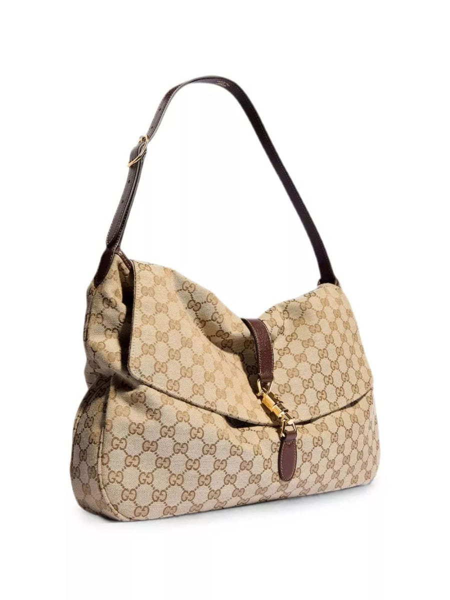 Gucci Borsa a spalla Jackie con pattina, view 4