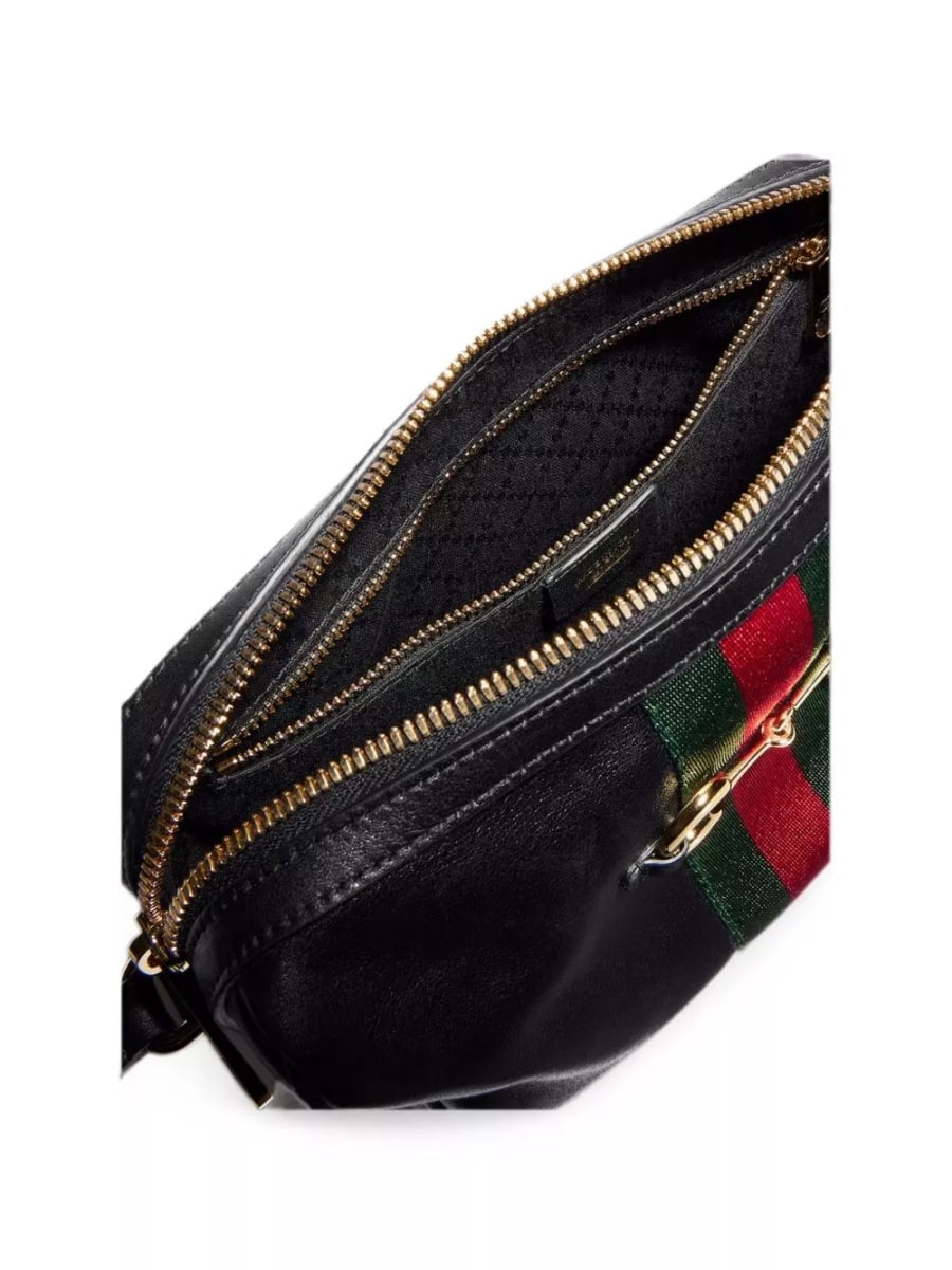 Gucci Borsa a tracolla Horsebit Web, view 3