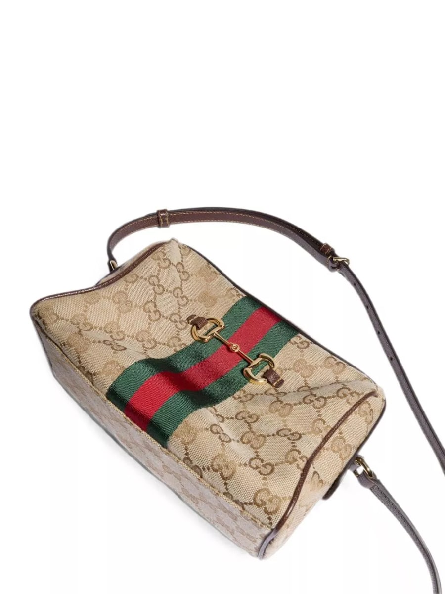 Gucci Borsa a tracolla Horsebit Web, view 5
