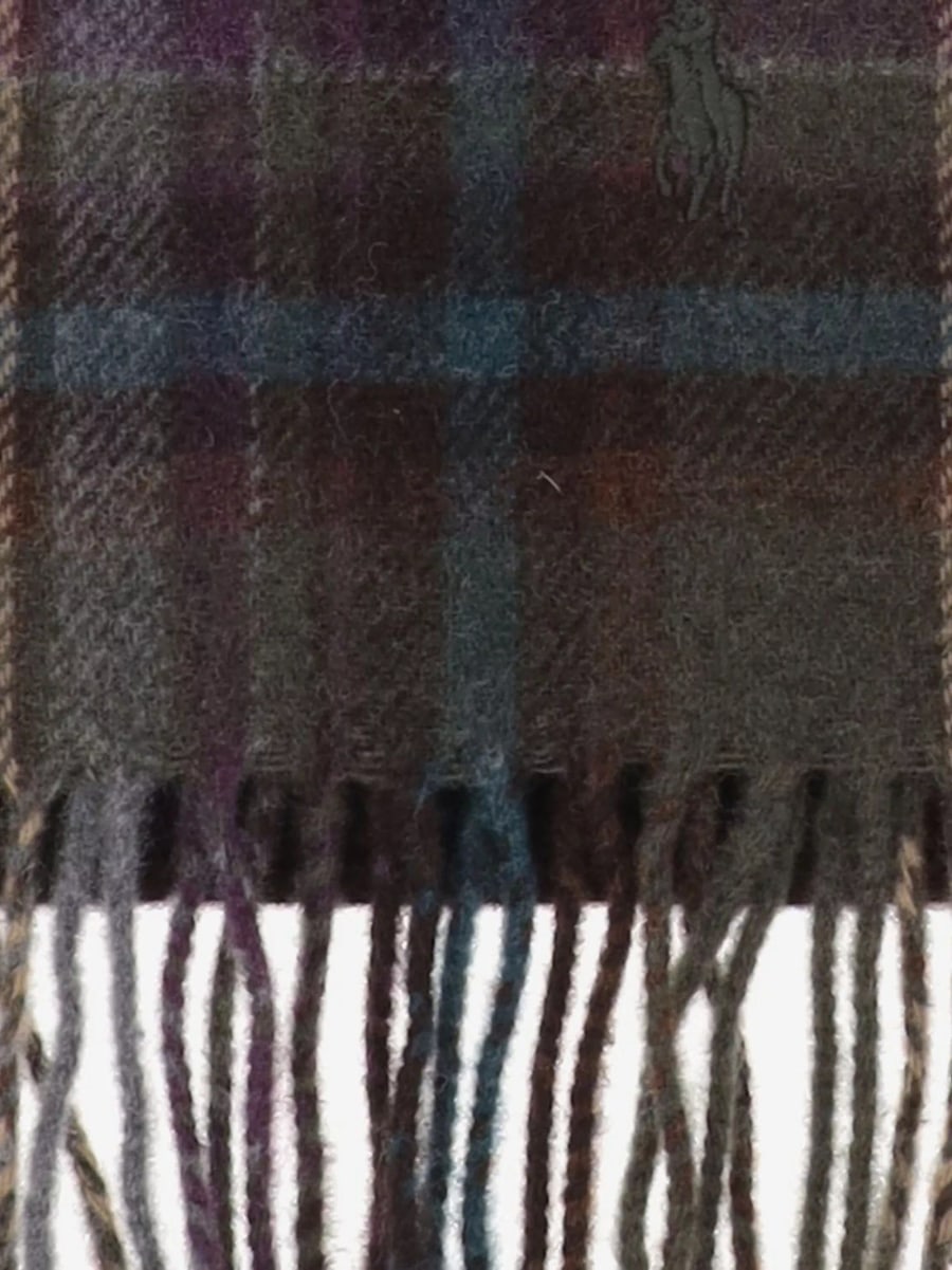 Polo Ralph Lauren Sciarpa Frangiata a Quadri, view 3