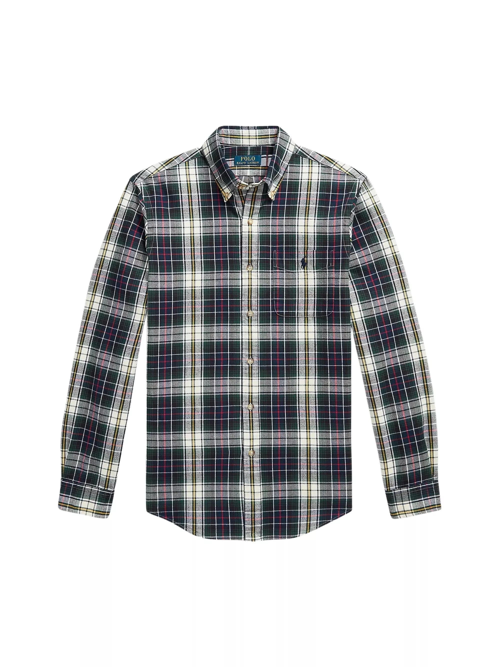 Polo Ralph Lauren Camicia Oxford Spazzolata a Quadri Su Misura