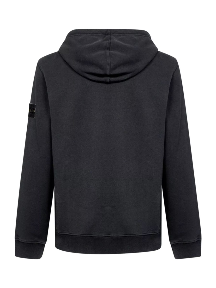 Stone Island Felpa in Cotone, view 2