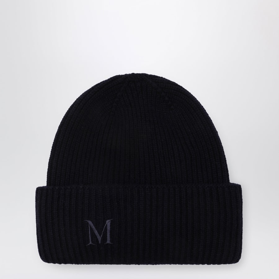 Max Mara Berretto blu in cashmere