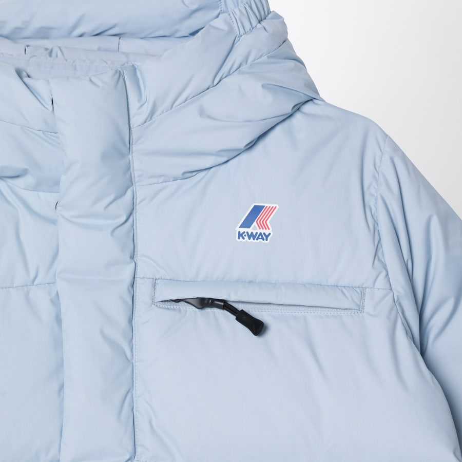 K-Way Giacca P. Le Vrai 4.0 Aurele Heavy Warm azzurro, view 3
