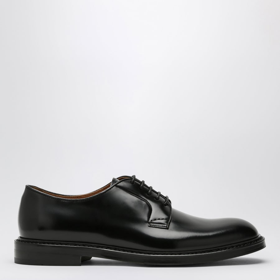 DOUCAL'S Stringata nera in pelle