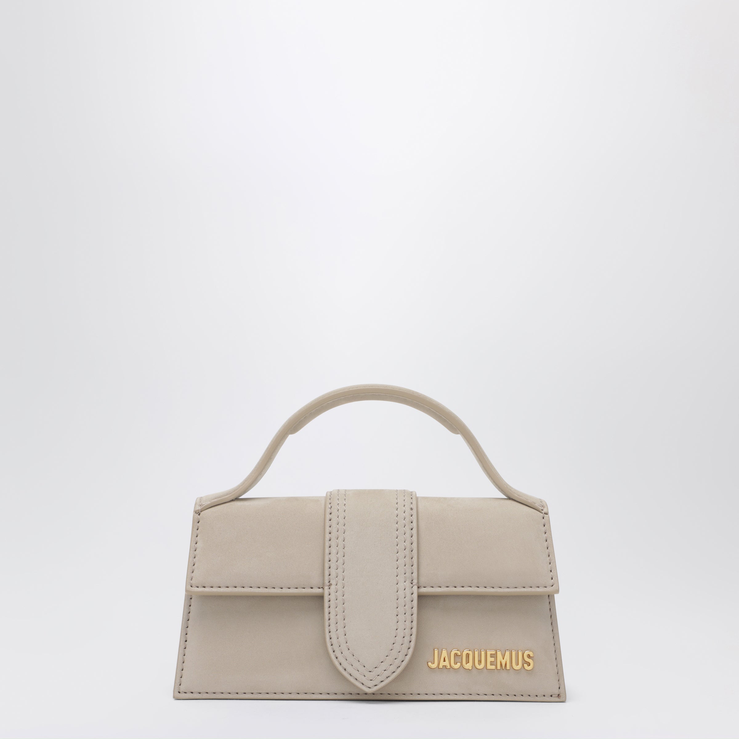 Jacquemus Borsa mini Bambino beige scuro in nabuk