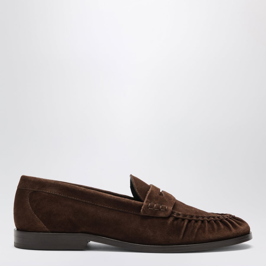VINNY'S Mocassini Louee Vale marroni in pelle scamosciata