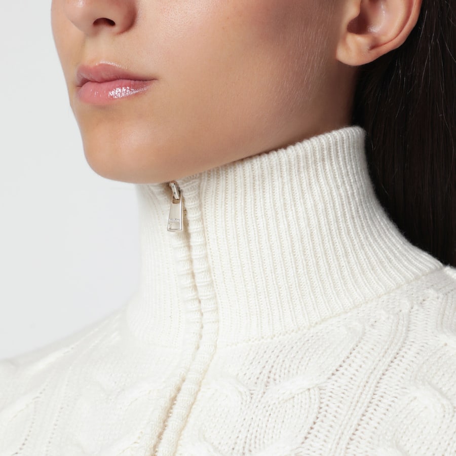 Max Mara Maglione Mxmlibero bianco in cashmere, view 4