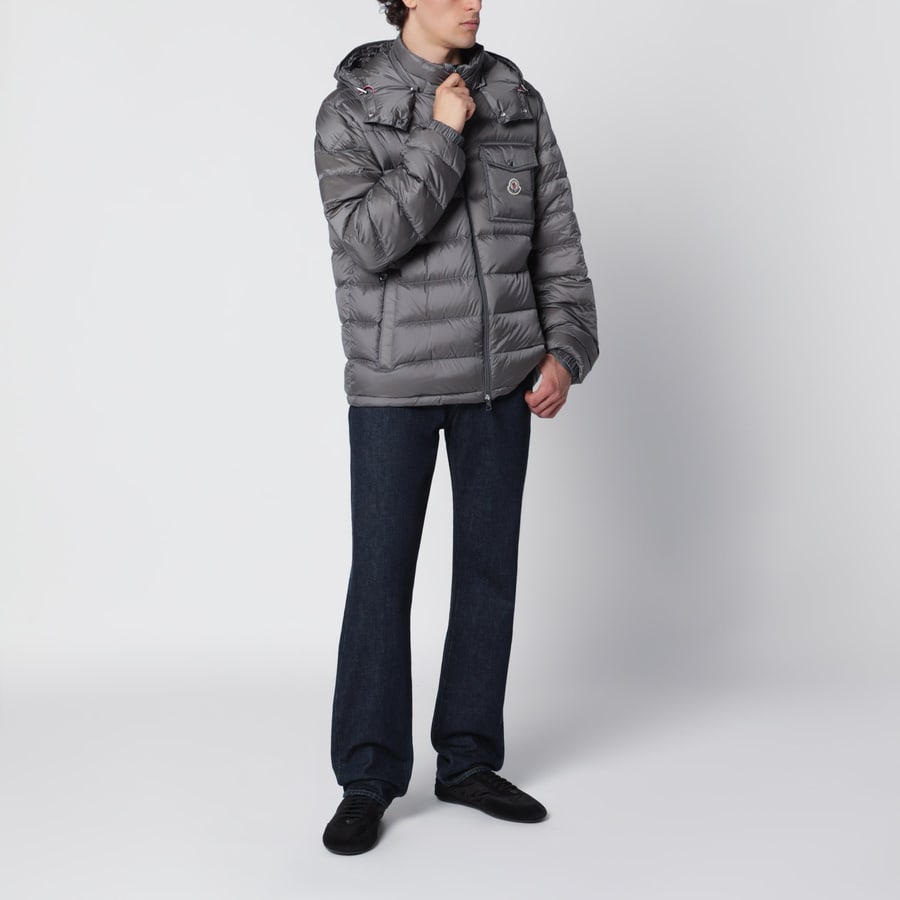 Moncler Piumino corto Verith grigio, view 2