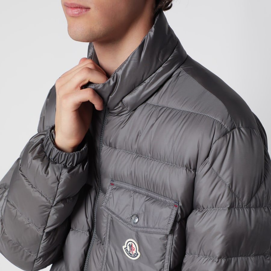 Moncler Piumino corto Verith grigio, view 4