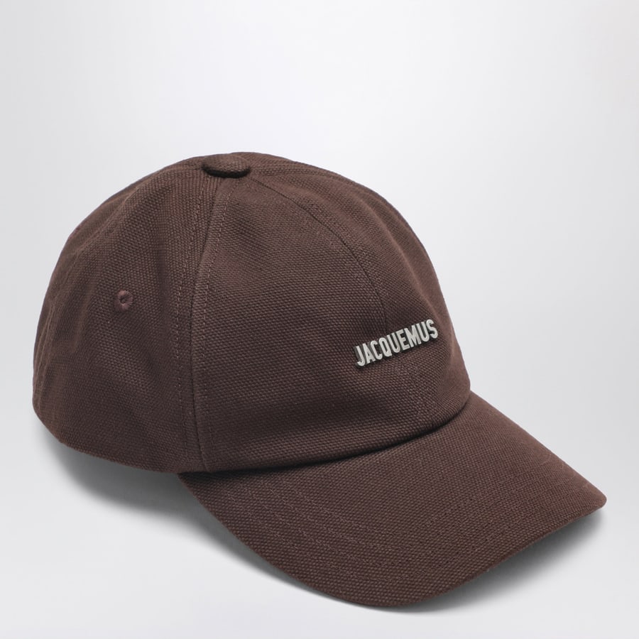 Jacquemus Cappello da baseball Gadjo marrone, view 2