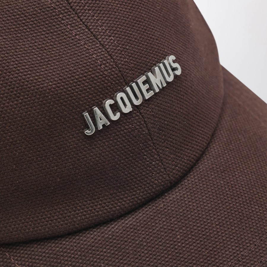 Jacquemus Cappello da baseball Gadjo marrone, view 4