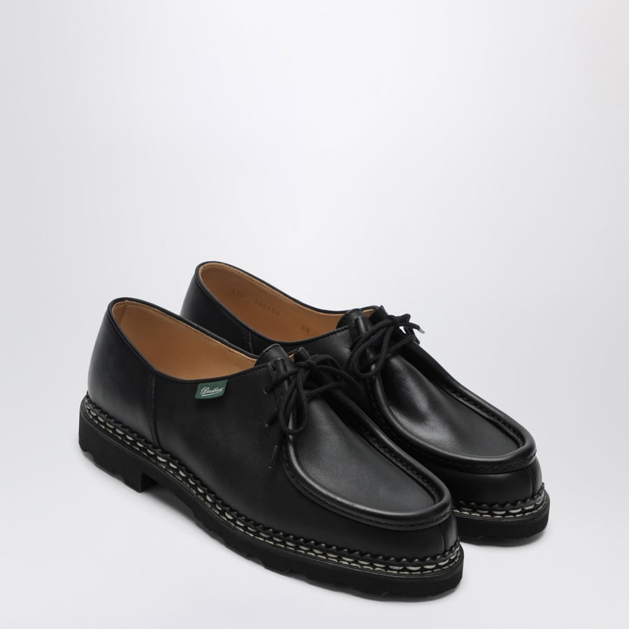 PARABOOT Allacciata Michael nera in pelle, view 2