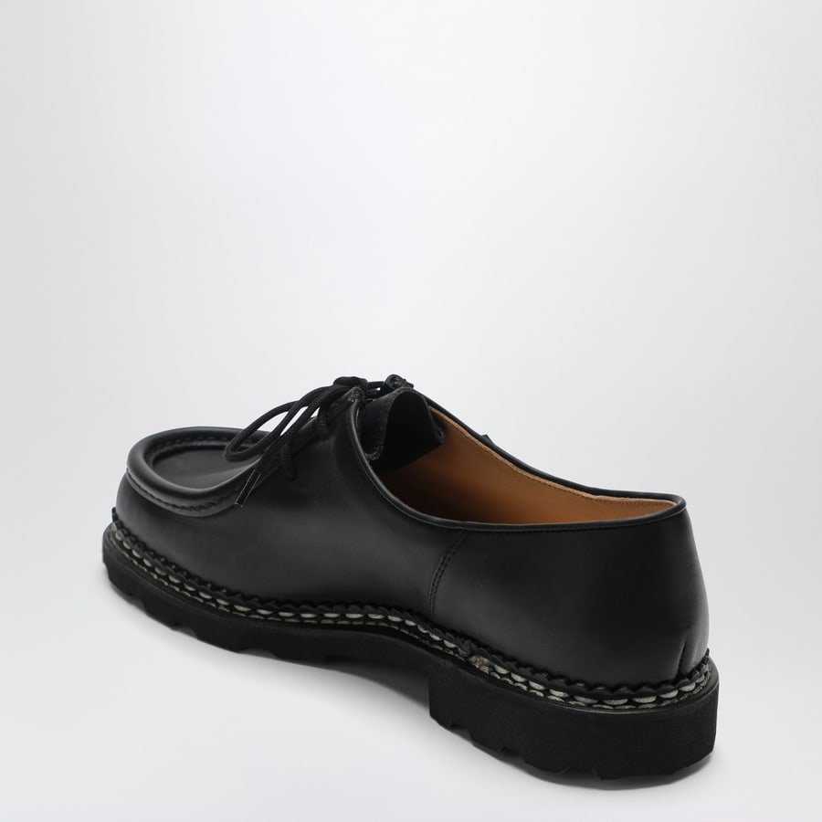 PARABOOT Allacciata Michael nera in pelle, view 4