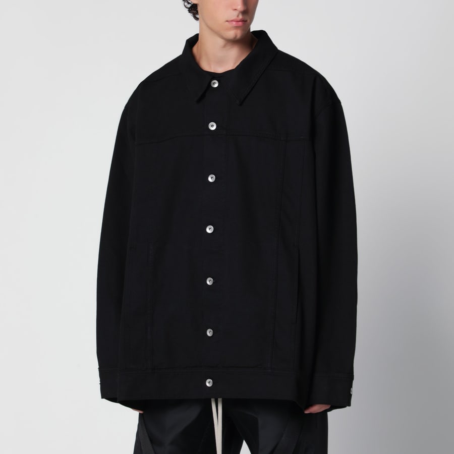 DRKSHDW Giacca oversize nera in cotone
